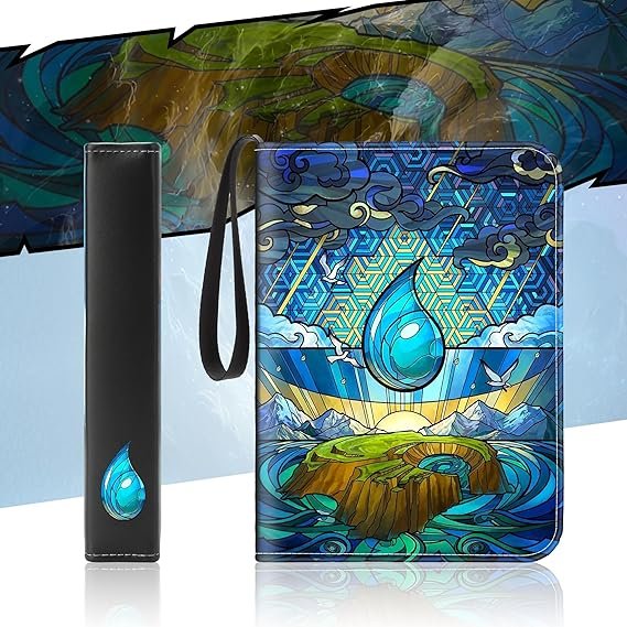 TCGUARD 900-Card Trading Card Binder – 9-Pocket Album for MTG, YGO, PTCG (Blue)