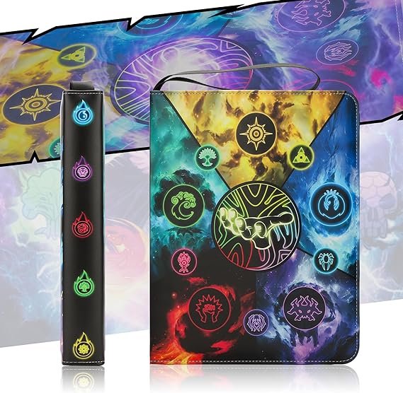 TCGUARD 900-Card Trading Card Binder – 9-Pocket Album for MTG, YGO, PTCG (Color II)